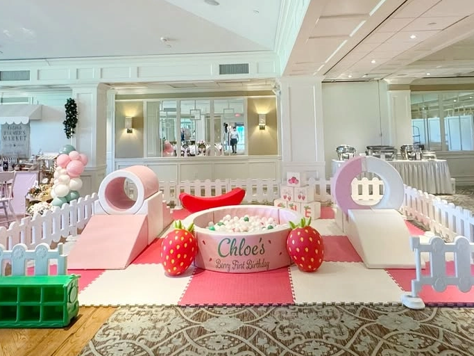 Yeni Yürümeye Başlayan Doğum Günü Partisi Kurulumları için Özel Yumuşak Oyun Ekipmanları