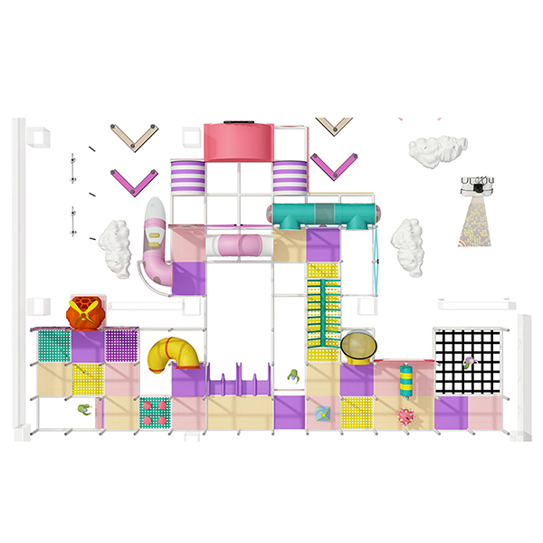 Hersteller von Indoor-Spielplätzen Globalltoy Candy Soft Play Design