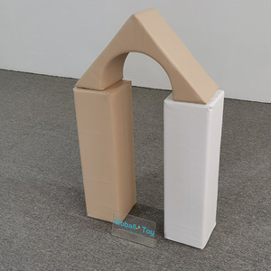  Set blok lengkung permainan lembut untuk balita