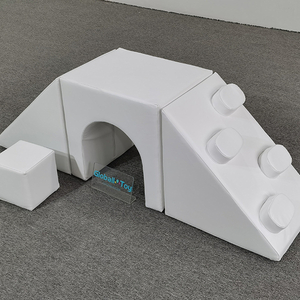 Witte boog klimtunnel zacht spelen combo