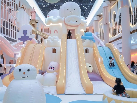 منزلق ملعب داخلي عملاق قابل للنفخ مع موضوع رسوم متحركة لطيف للأطفال Entertainment Center_722_541.jpg