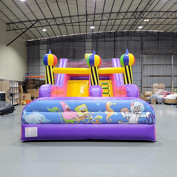 playground infl&aacute;vel com tema subaqu&aacute;tico para eventos infantis