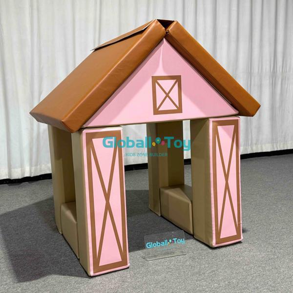 Seitenansicht Soft Play Kids House für Kinderspielplatz