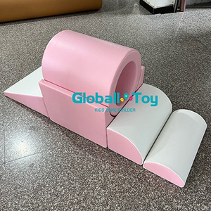 Soft Play Tunnel Pink Ramp Design