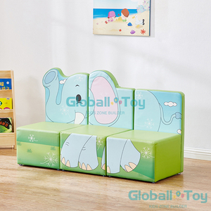 Elefanten-Soft-Play-Sofa f&uuml;r das Vorschulklassenzimmer