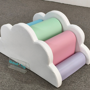 Pastel Cloud Roller Tunnel untuk pemasok ruang bermain