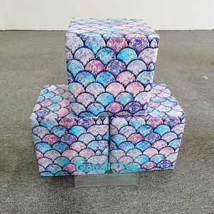 Mermaid-scale-patern-soft-play-cube-blok-for-kids-playroom