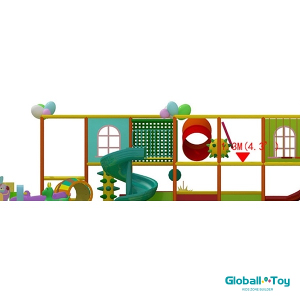 Design de equipamentos de jogo suave personalizado para shopping centers e creches