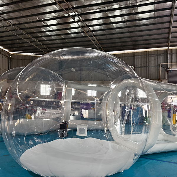 Cupola glamping ecologica in PVC per affitti all'aperto