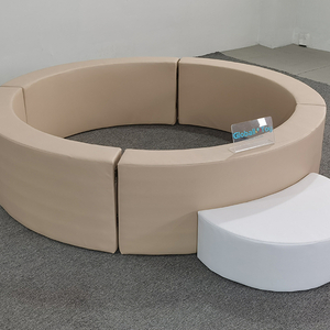 Set permainan lembut bulat lubang bola dalam ruangan untuk balita