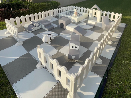 Aire de jeu souple minimaliste avec piscine à balles et toboggans en mousse Zone de jeu sécurisée par Globalltoy_1538_1153.jpg