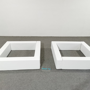 Set Panjat dan Perosotan Lembut Putih Premium dengan Jembatan, Terowongan, dan Balok untuk Ruang Bermain Dalam Ruangan, Tempat Penitipan Anak, dan Kegembiraan Kamar Anak