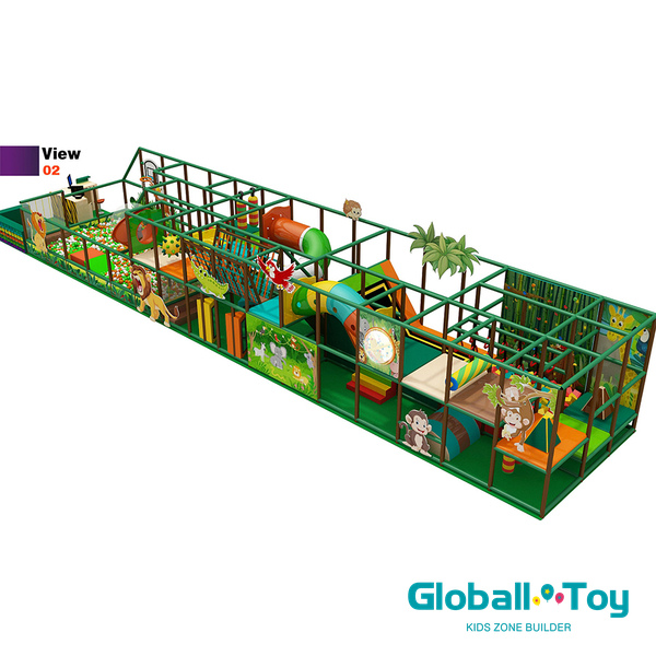 Tobogán de túnel para patio interior de jungla personalizado, precio de fábrica OEM para fec