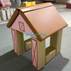 Rückseite des Soft Play Kids House mit funktionalem Design