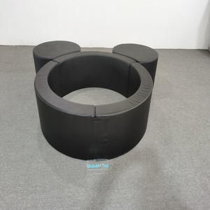 fosse-&agrave;-balles-soft-play-beige-blanc-mousse-zone-de-jeu-s&eacute;curitaire-pour-tout-petits 