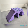 rampe-d'escalade-violette-soft-play-pour-aire de jeux-int&eacute;rieure-usine