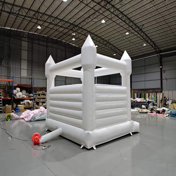 قلعة القفز البيضاء للخدمة الشاقة التجارية الداخلية مركز اللعب