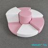 conjunto de blocos de assentos redondos modulares para jogos internos
