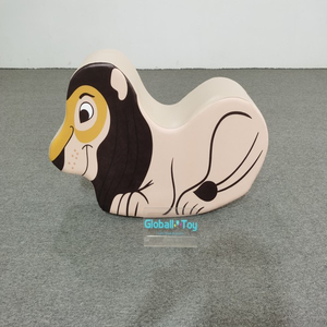 Soft-Play-Giraffe-Rocker-Gelb-Tier-Thema-Kinder-Indoor-Spielplatzausr&uuml;stung